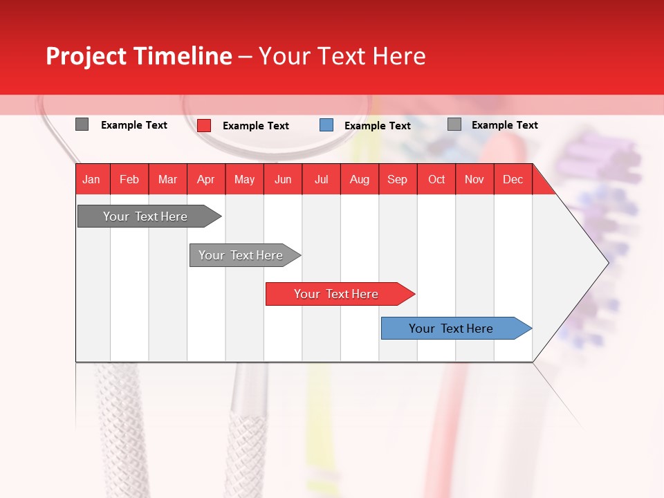 Round Care Equipment PowerPoint Template