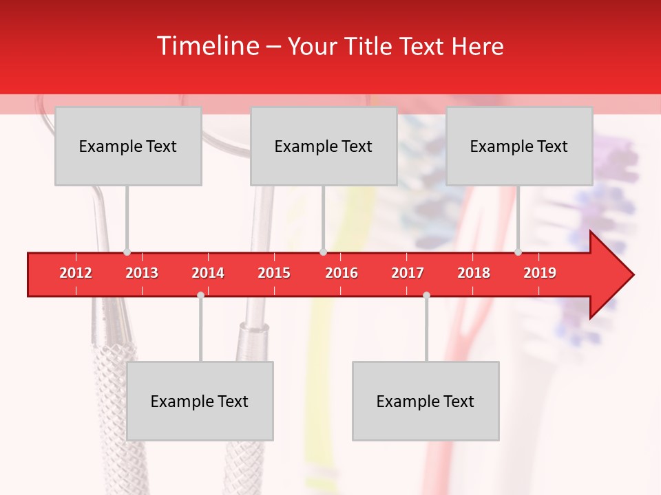 Round Care Equipment PowerPoint Template