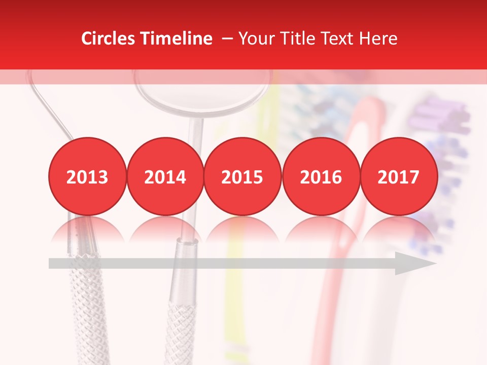 Round Care Equipment PowerPoint Template