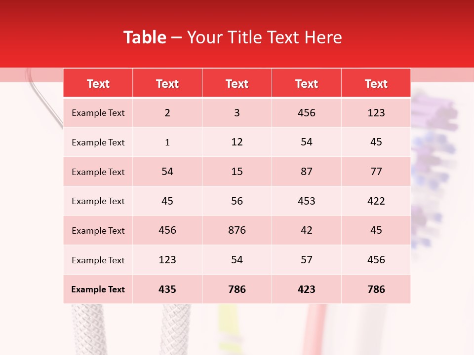 Round Care Equipment PowerPoint Template