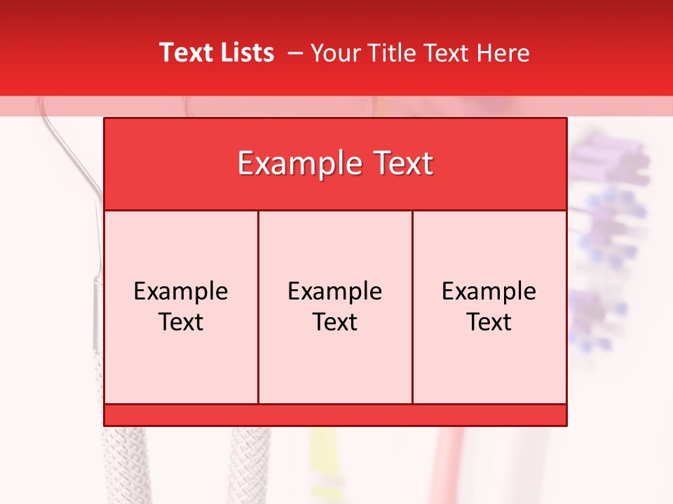 Round Care Equipment PowerPoint Template