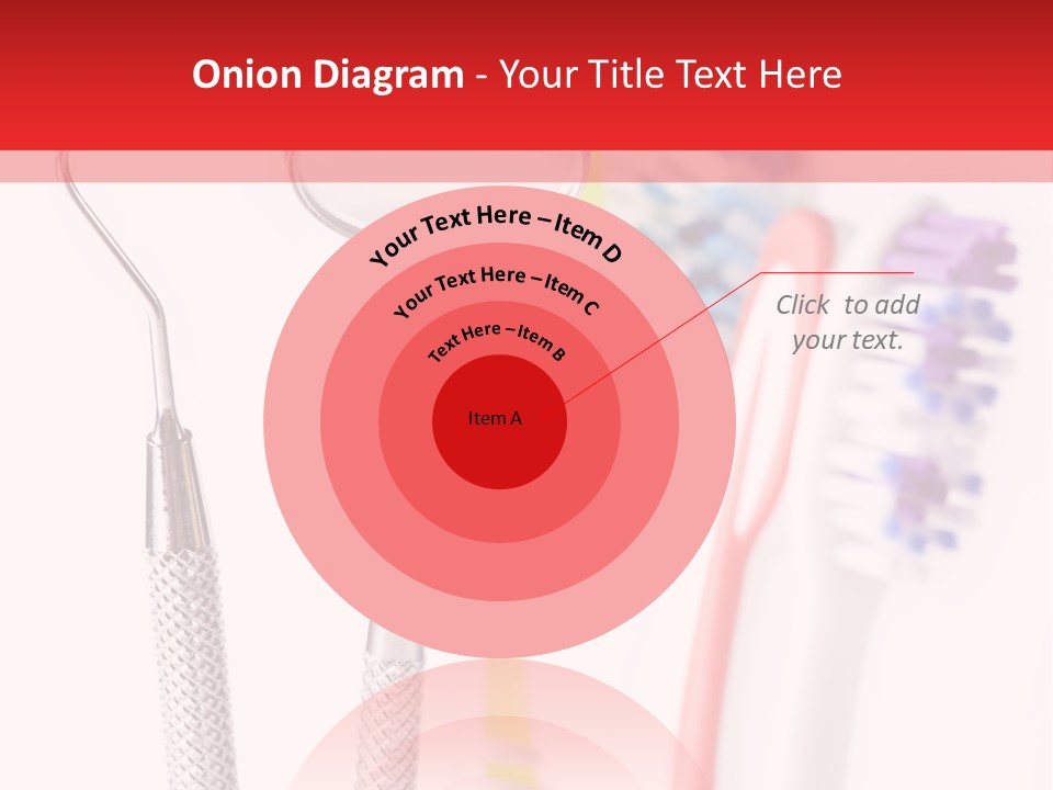 Round Care Equipment PowerPoint Template