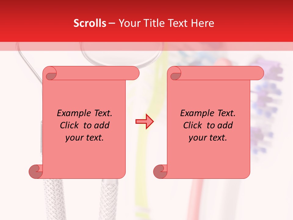 Round Care Equipment PowerPoint Template