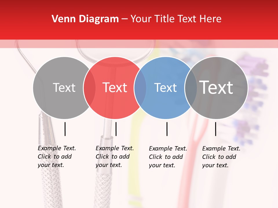 Round Care Equipment PowerPoint Template