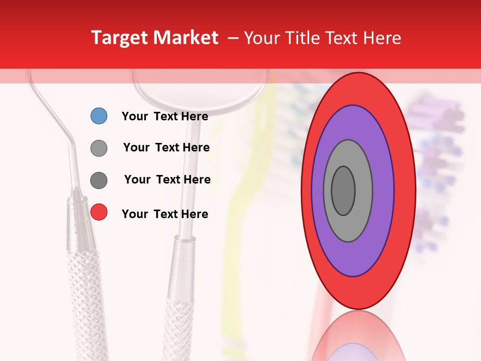 Round Care Equipment PowerPoint Template
