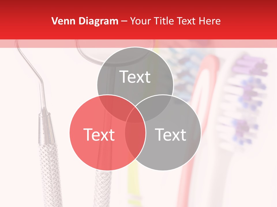 Round Care Equipment PowerPoint Template
