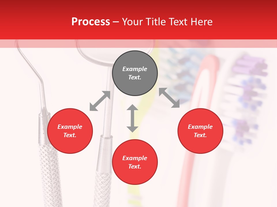 Round Care Equipment PowerPoint Template