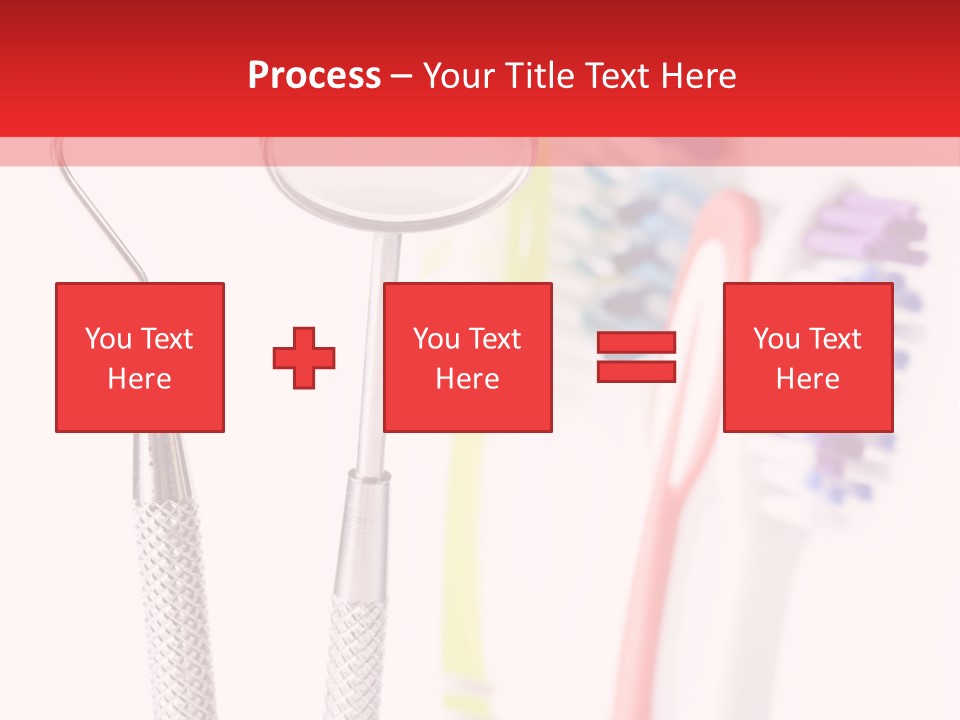 Round Care Equipment PowerPoint Template