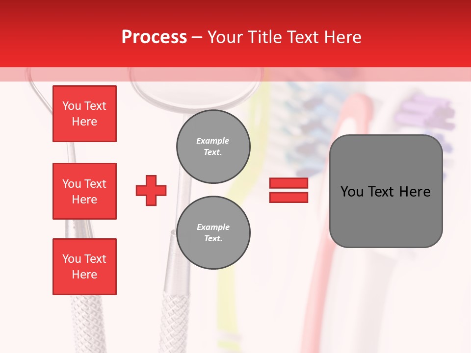 Round Care Equipment PowerPoint Template