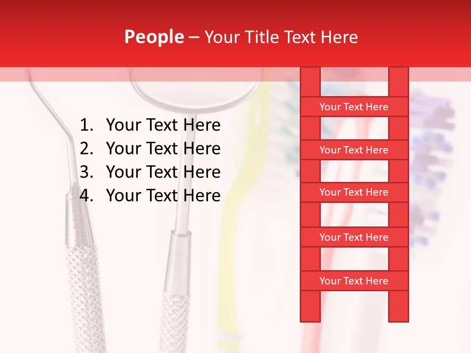Round Care Equipment PowerPoint Template