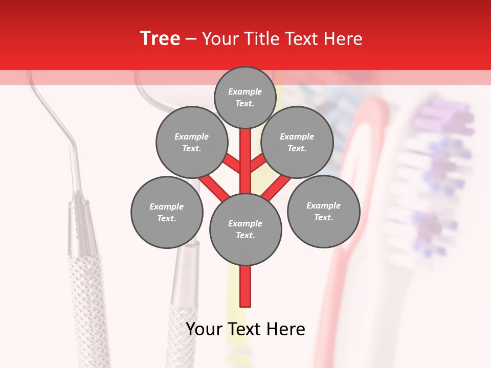 Round Care Equipment PowerPoint Template