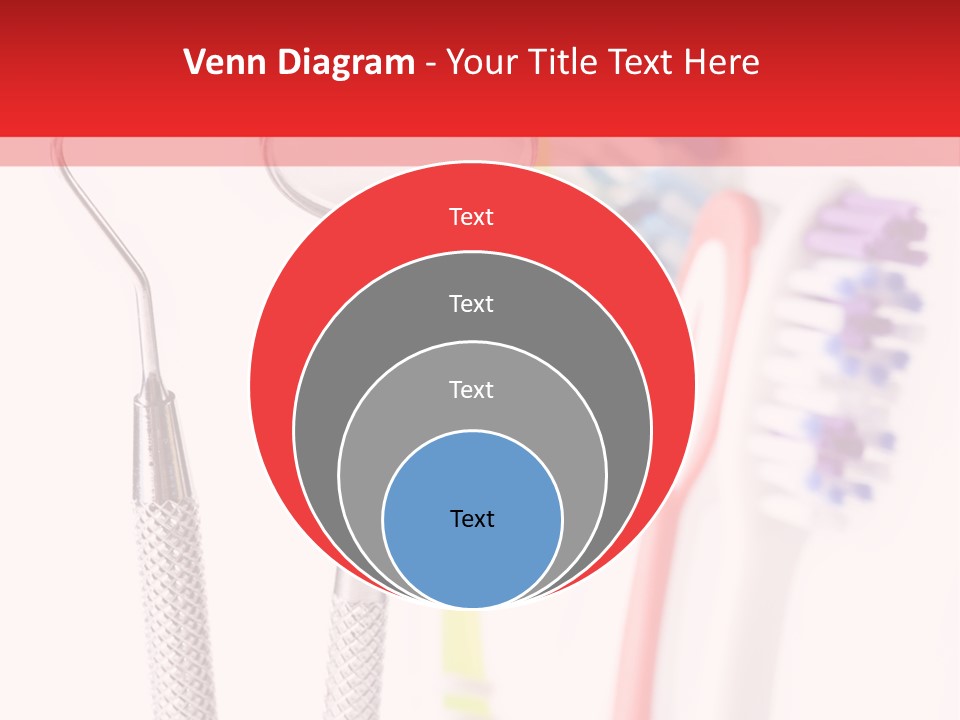 Round Care Equipment PowerPoint Template