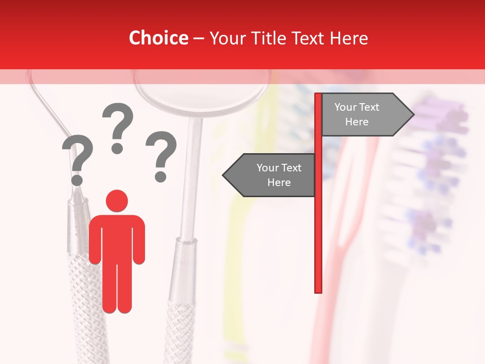 Round Care Equipment PowerPoint Template