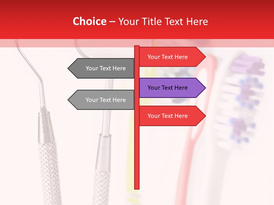 Round Care Equipment PowerPoint Template