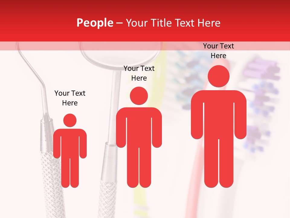 Round Care Equipment PowerPoint Template