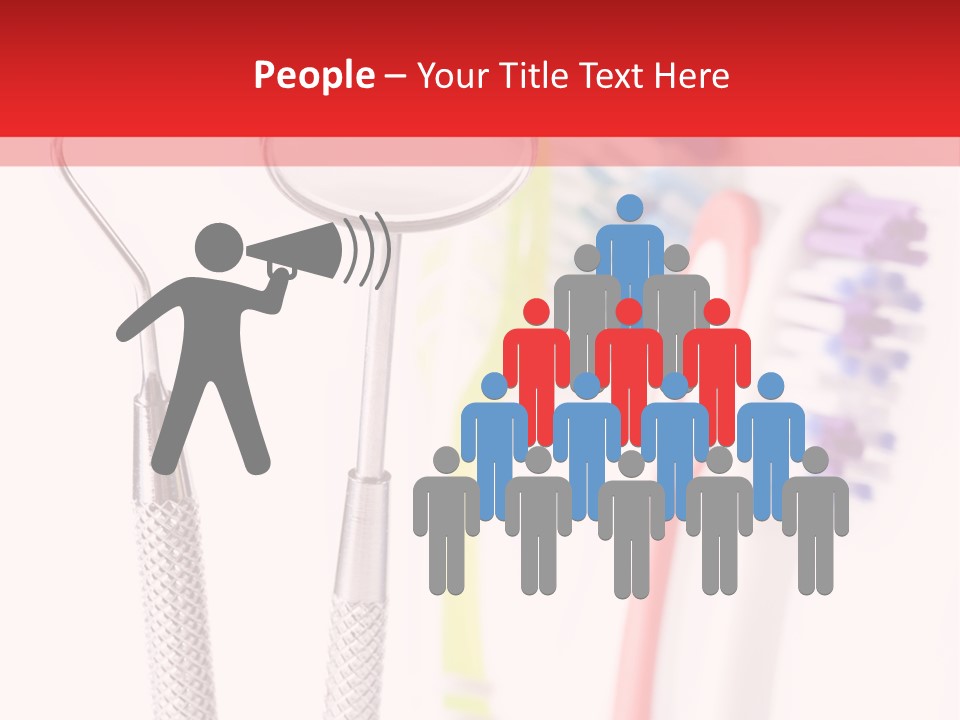 Round Care Equipment PowerPoint Template