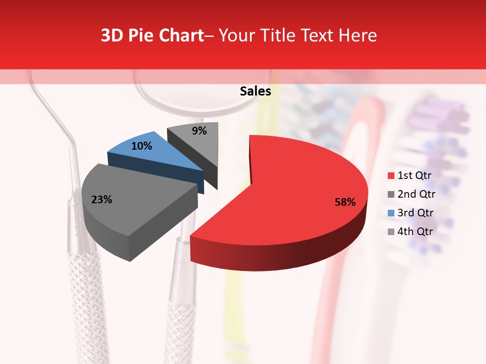 Round Care Equipment PowerPoint Template