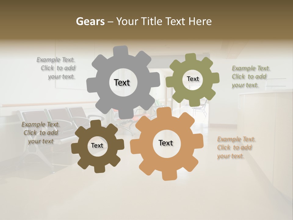 Empty Area Nurse Station PowerPoint Template