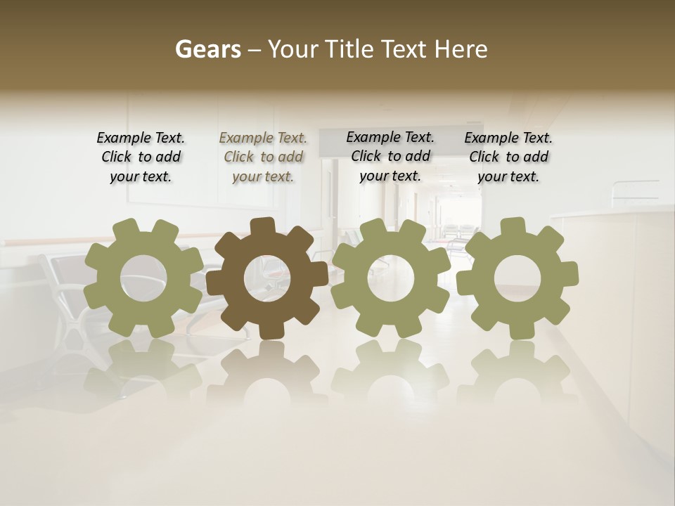 Empty Area Nurse Station PowerPoint Template