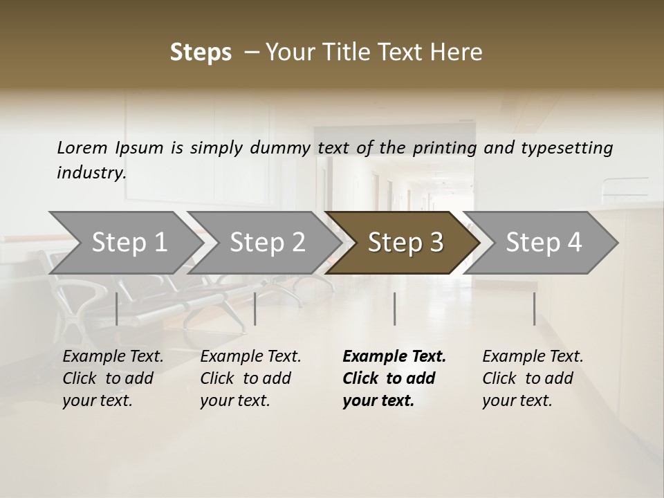 Empty Area Nurse Station PowerPoint Template