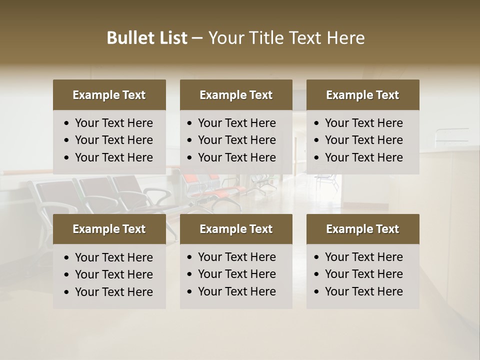 Empty Area Nurse Station PowerPoint Template