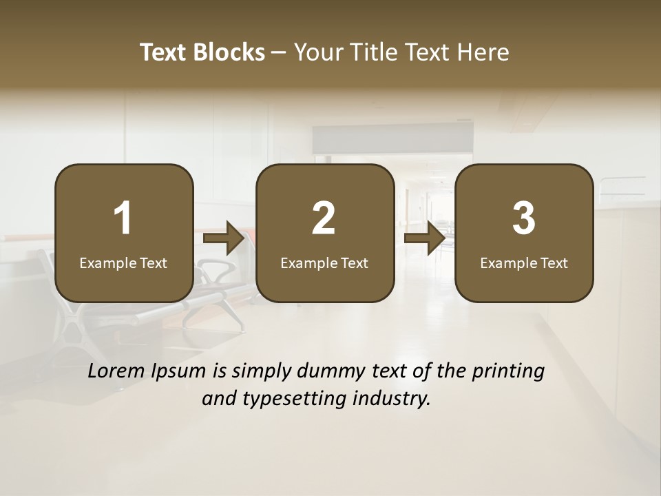 Empty Area Nurse Station PowerPoint Template