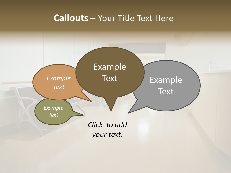 Empty Area Nurse Station PowerPoint Template