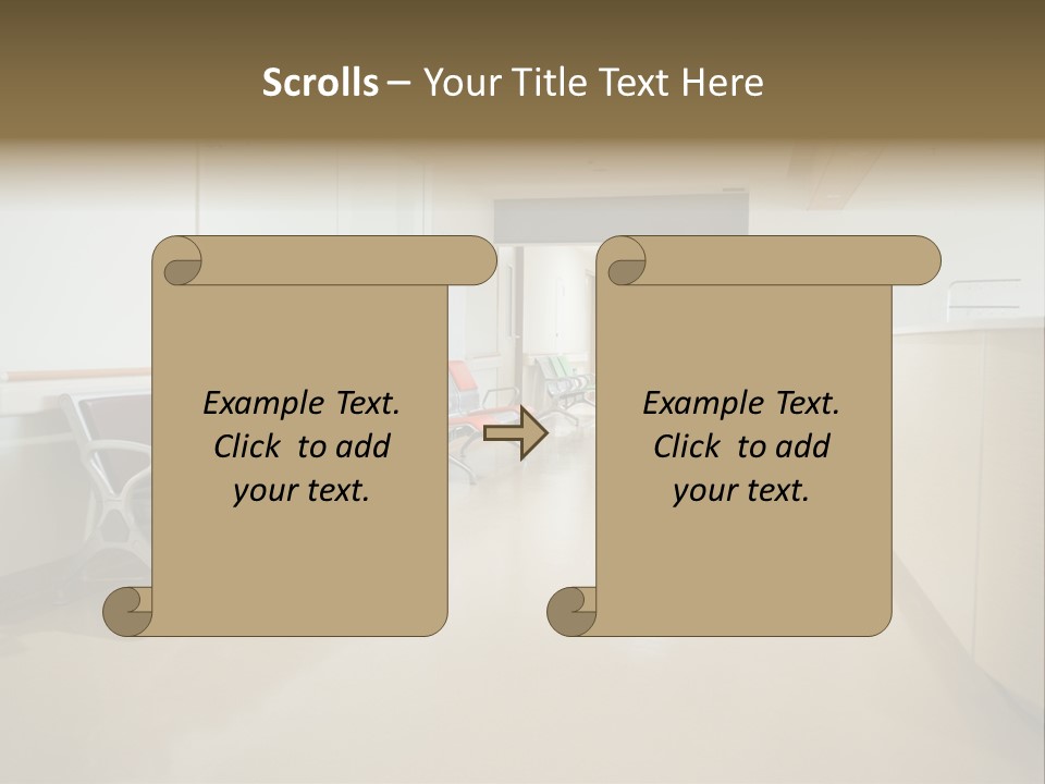 Empty Area Nurse Station PowerPoint Template