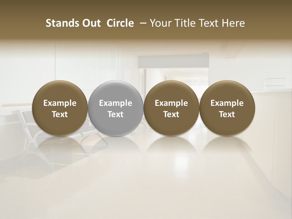 Empty Area Nurse Station PowerPoint Template