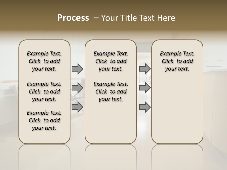 Empty Area Nurse Station PowerPoint Template