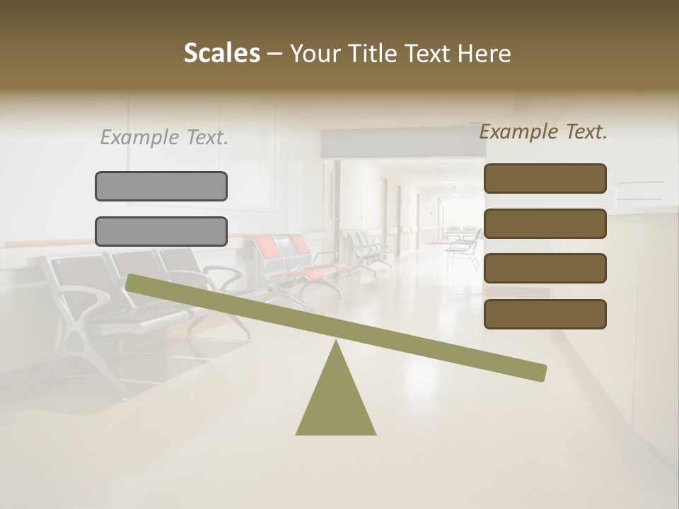 Empty Area Nurse Station PowerPoint Template