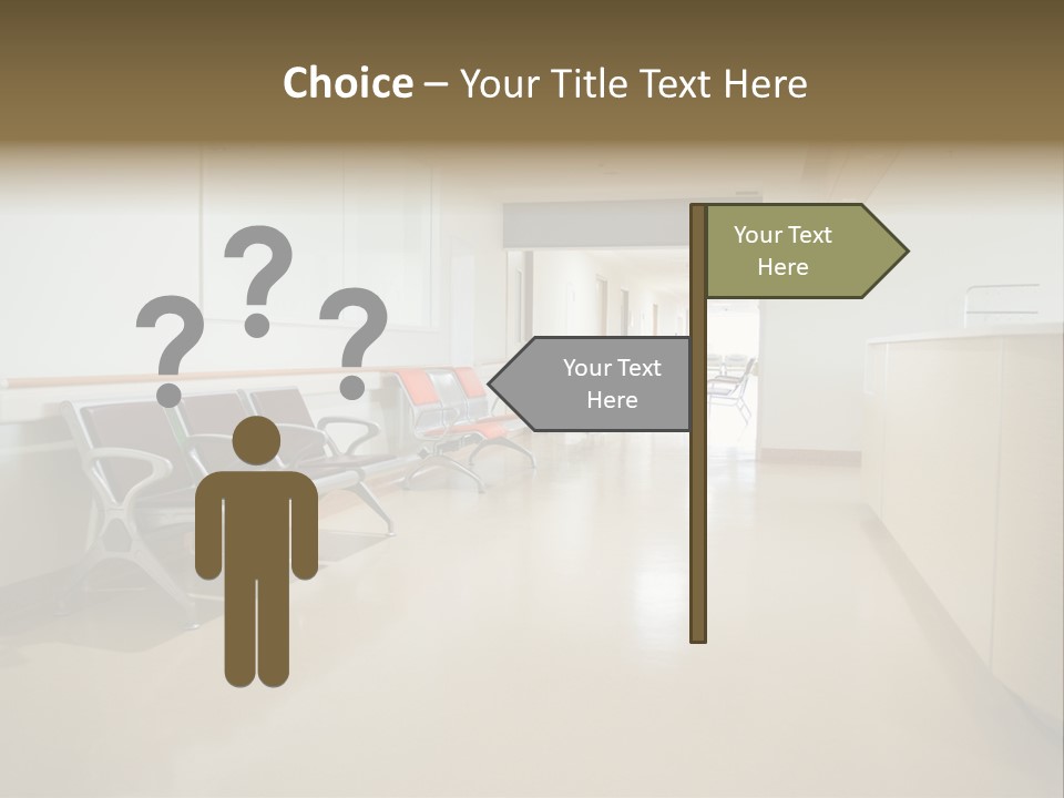 Empty Area Nurse Station PowerPoint Template