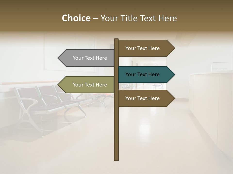 Empty Area Nurse Station PowerPoint Template