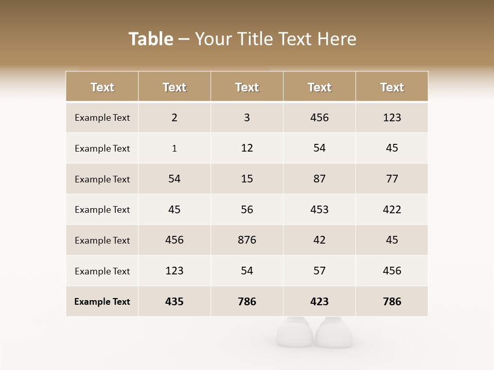 A Person In A Tie With A Thought Bubble PowerPoint Template