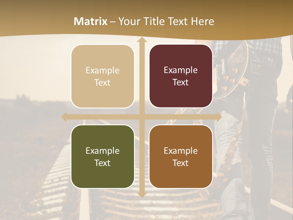 Rural Artistic Man PowerPoint Template