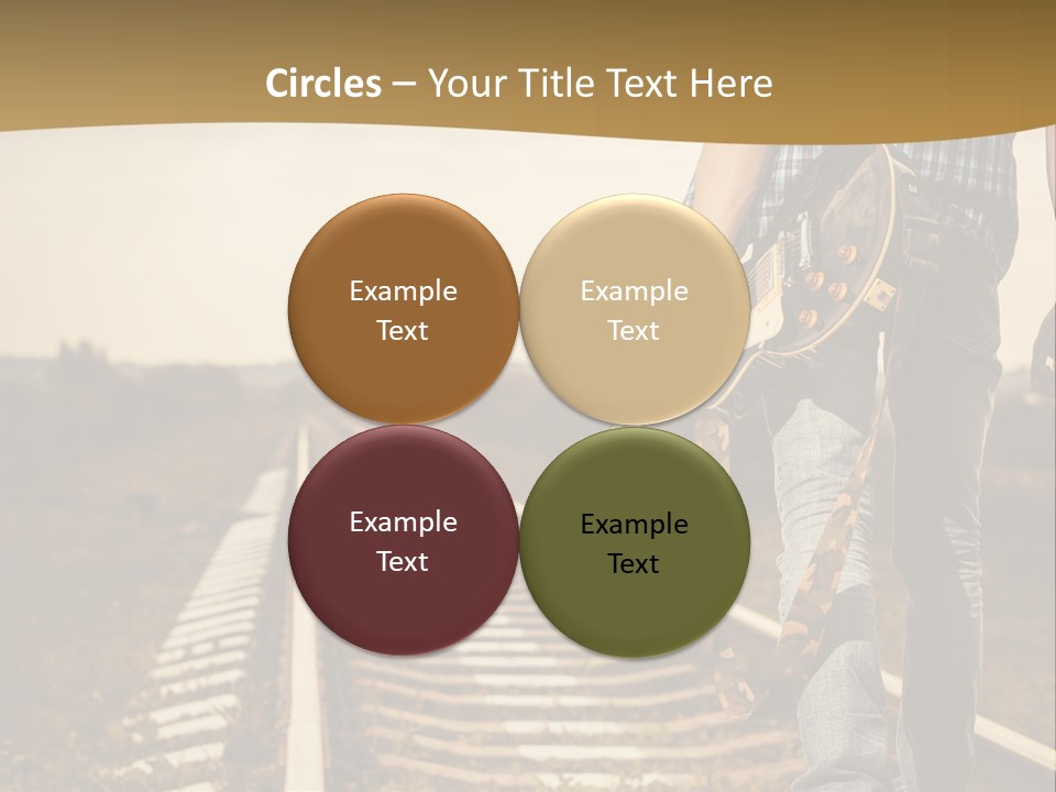 Rural Artistic Man PowerPoint Template