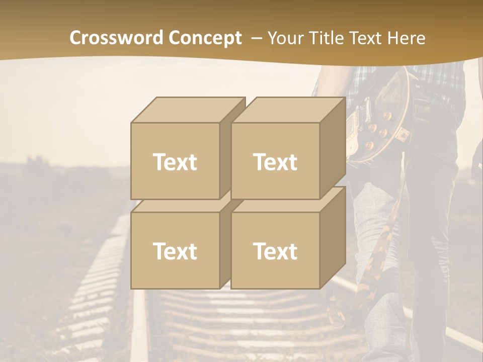 Rural Artistic Man PowerPoint Template