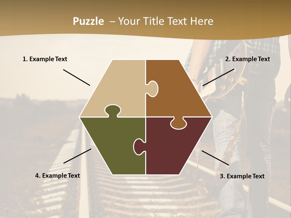 Rural Artistic Man PowerPoint Template