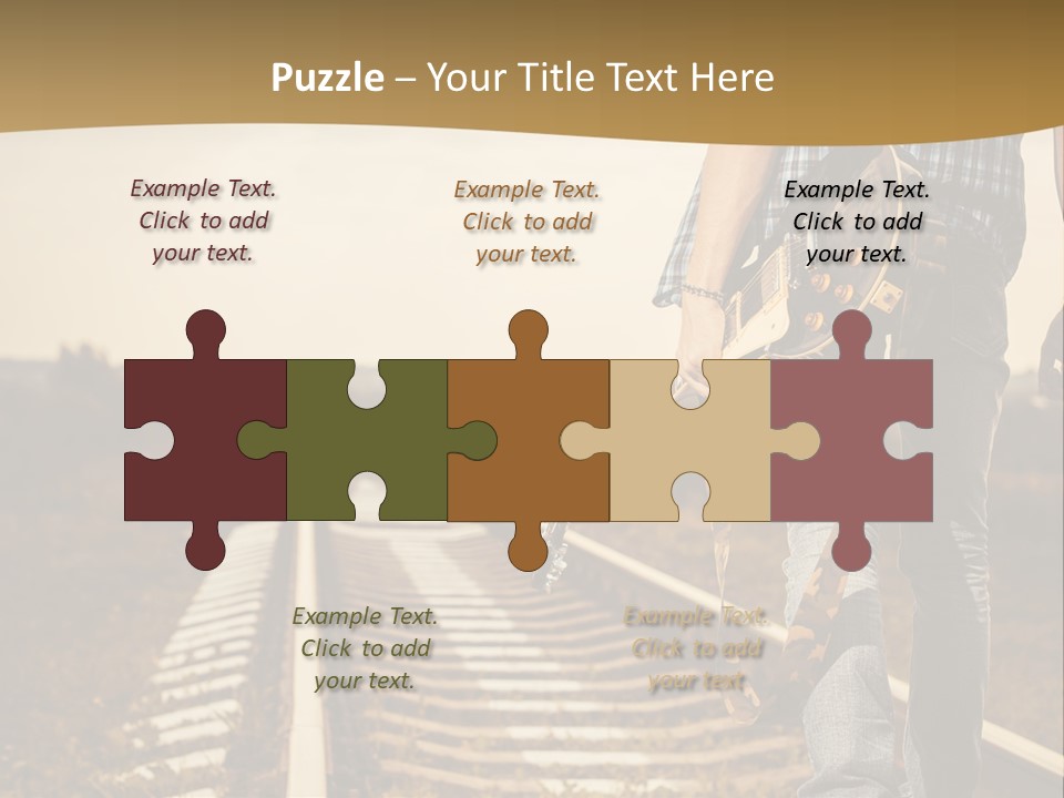 Rural Artistic Man PowerPoint Template