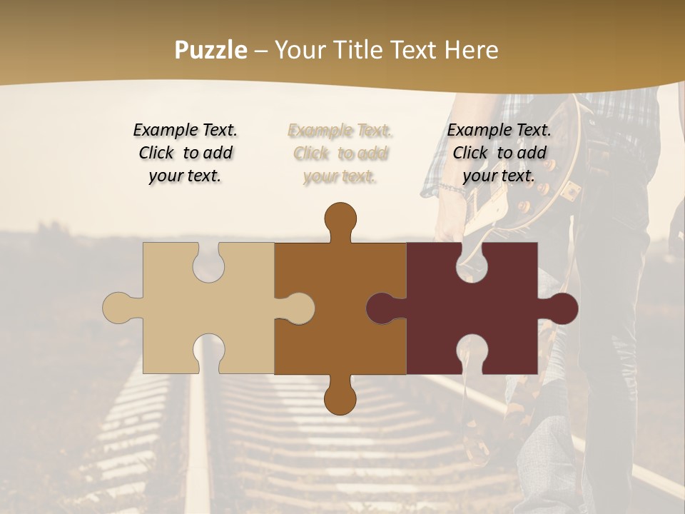 Rural Artistic Man PowerPoint Template