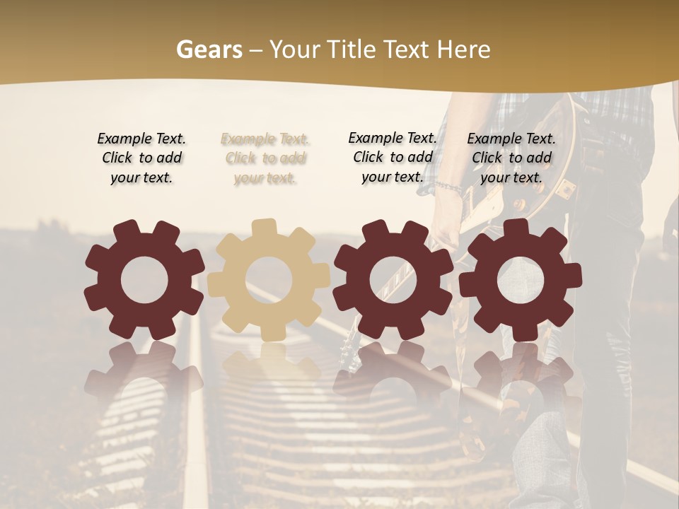 Rural Artistic Man PowerPoint Template