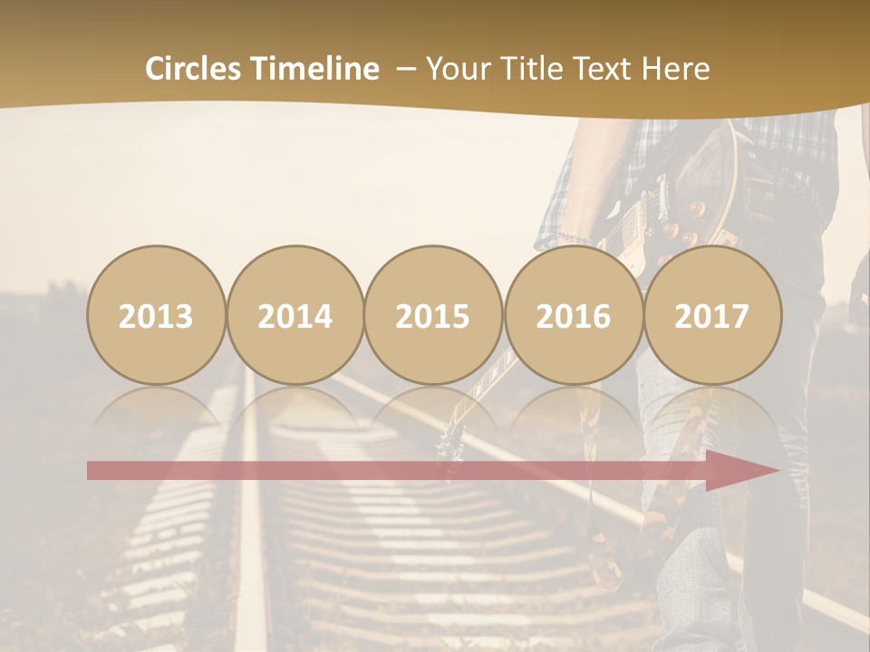 Rural Artistic Man PowerPoint Template