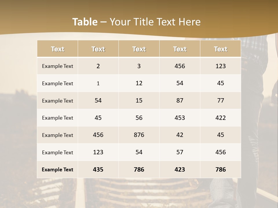 Rural Artistic Man PowerPoint Template