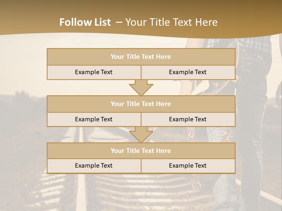 Rural Artistic Man PowerPoint Template