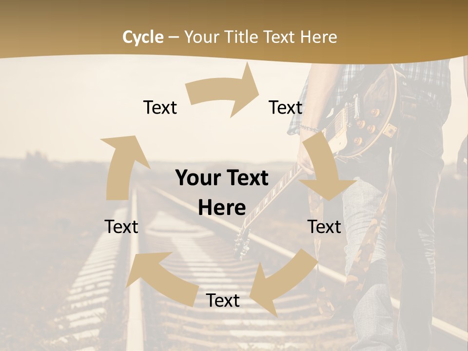 Rural Artistic Man PowerPoint Template