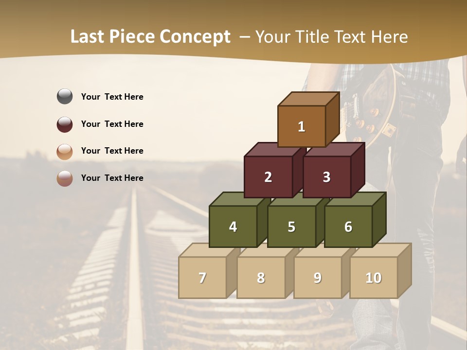 Rural Artistic Man PowerPoint Template