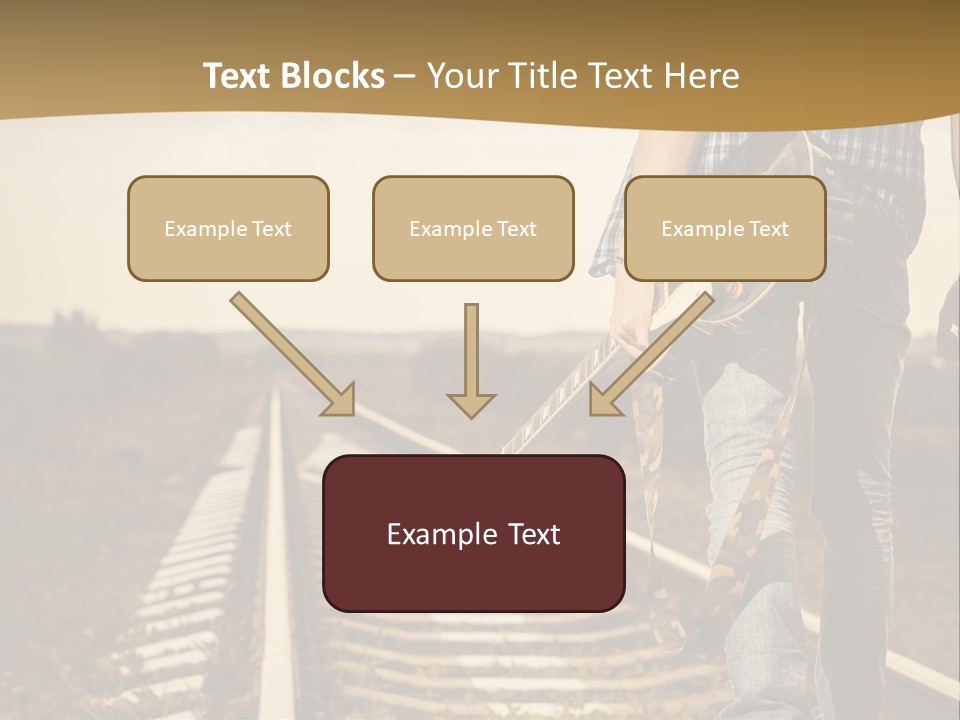 Rural Artistic Man PowerPoint Template