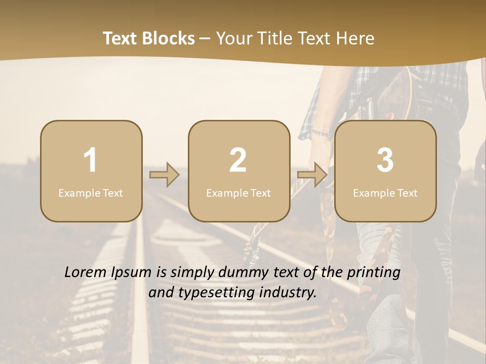 Rural Artistic Man PowerPoint Template