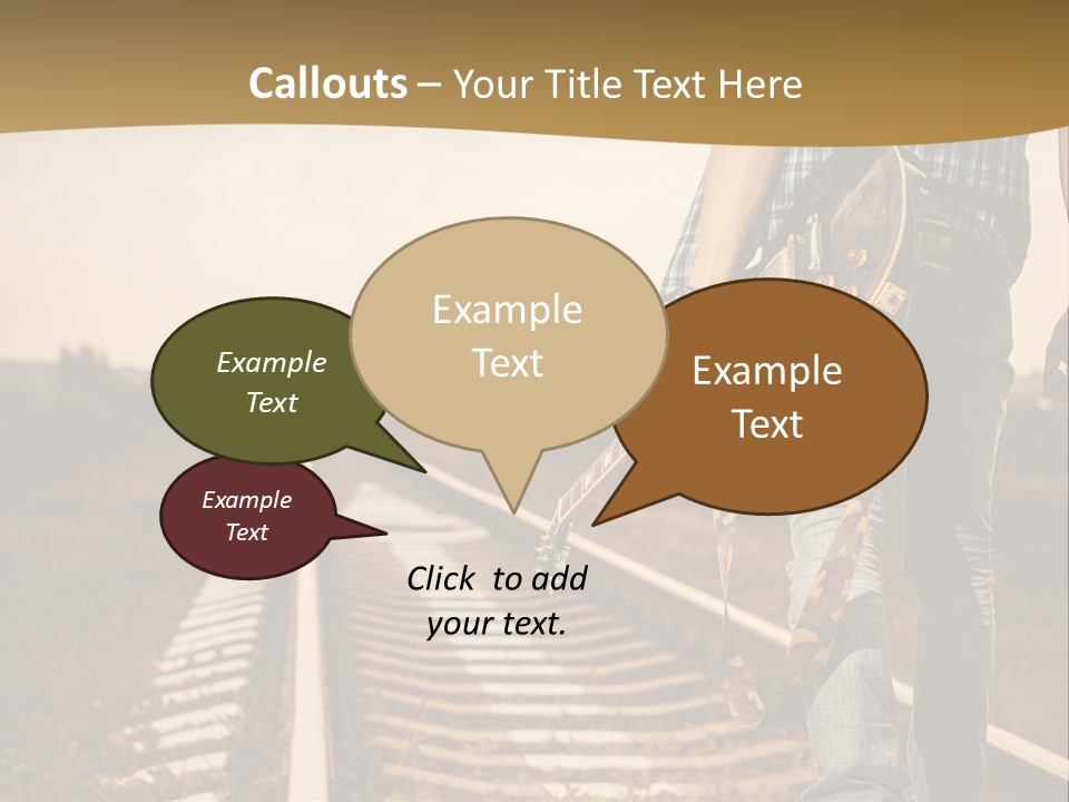 Rural Artistic Man PowerPoint Template