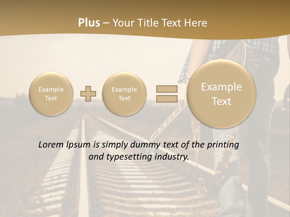 Rural Artistic Man PowerPoint Template